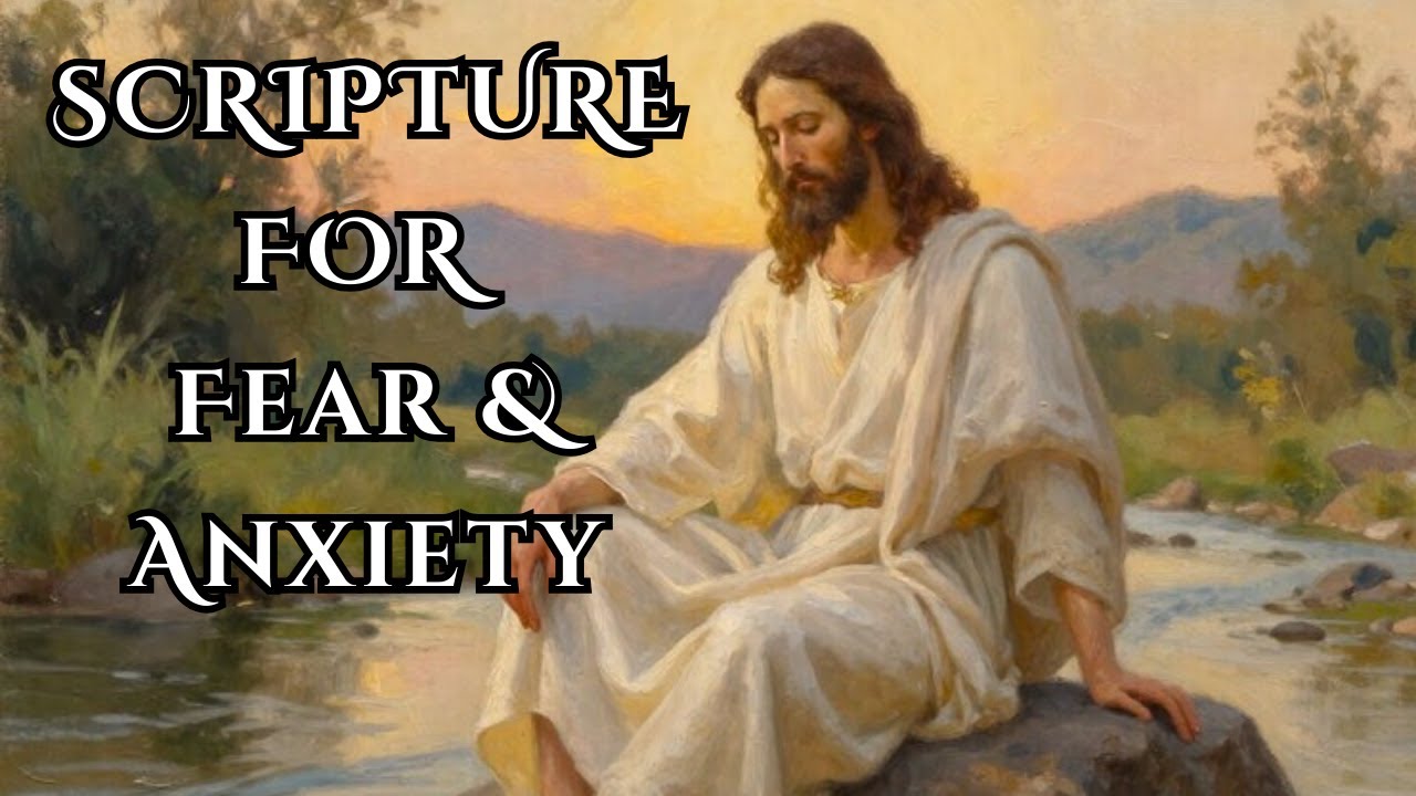 Scripture Meditation for Fear and Anxiety / Bible Verses for Peace, Strength and Sleep