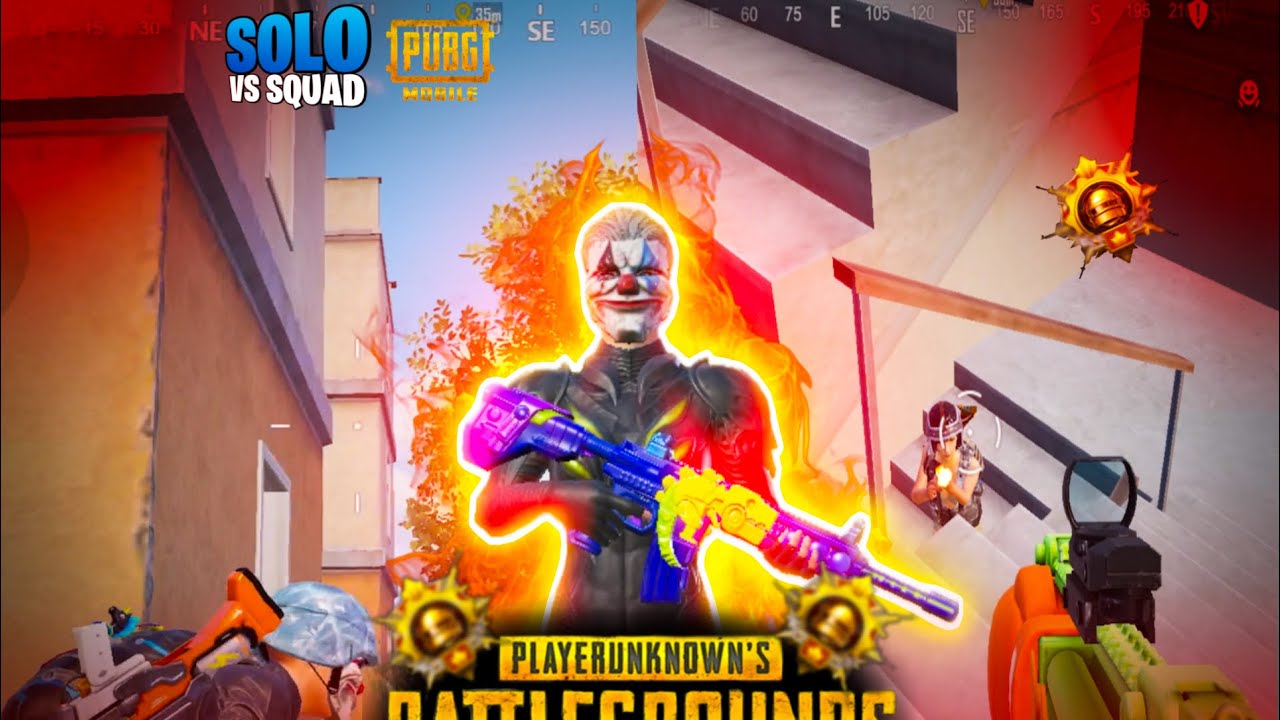 Two insane solo vs squad games that i played in pubg mobile 🤩🔥 - YouTube