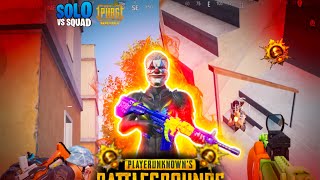 Two insane solo vs squad games that i played in pubg mobile 🤩🔥