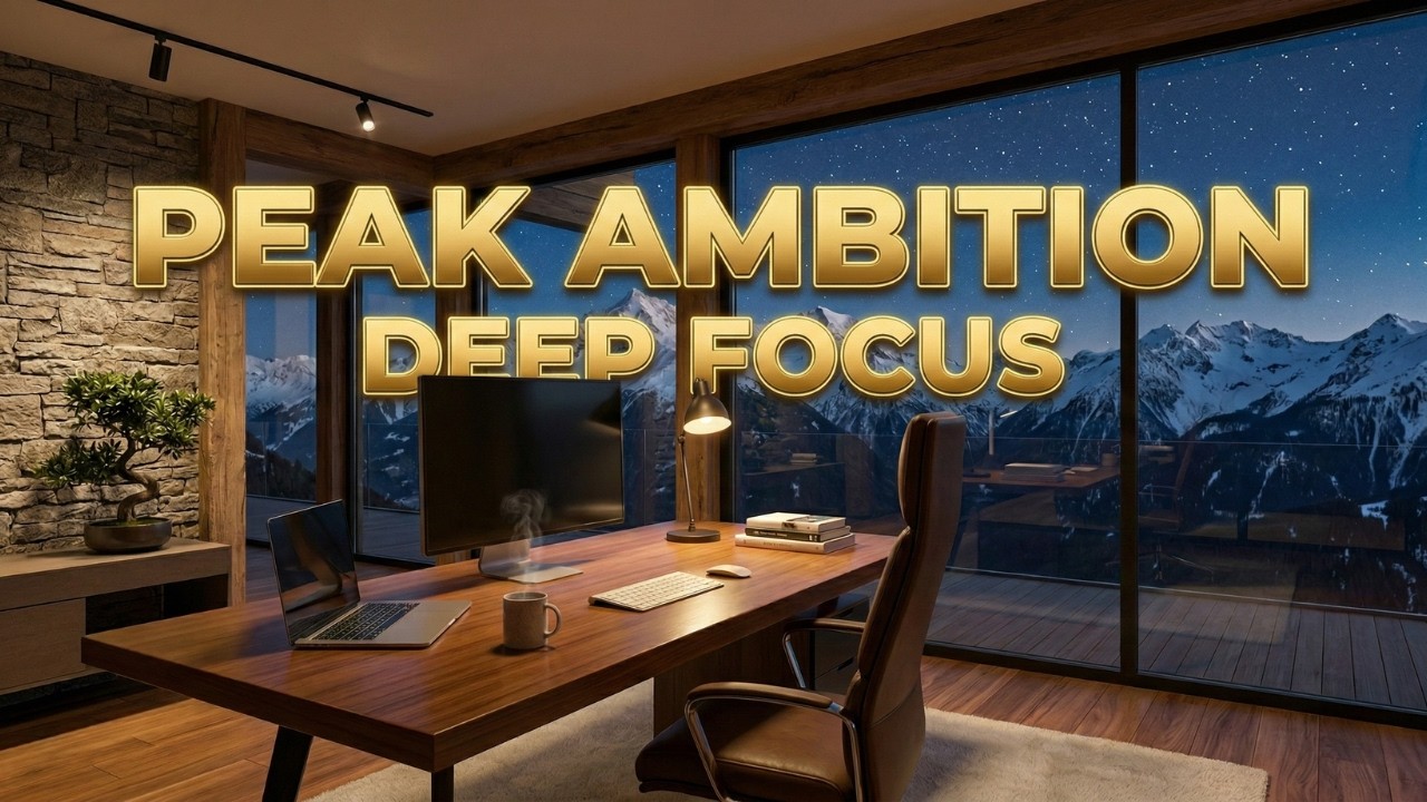 FROZEN AMBITION: Deep Chillstep for Peak Productivity — Alpine Winter Villa