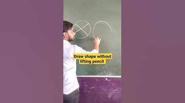 draw shape without lifting pencil #shorts #mathematics #mathematician #algebra #viral #shape #iit