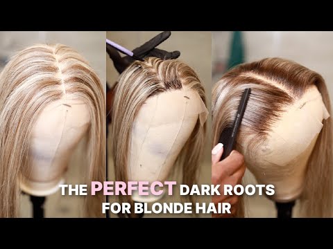 The PERFECT Dark Roots For Ash Blonde Hair | Blonde Hair On Dark Skin 👱🏿‍♀️