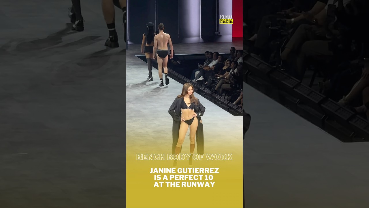 Janine Gutierrez walks the Bench Body of Work runway