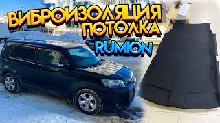 RUMION / ОБШИЛИ КАРПЕТОМ ПОТОЛОК (самый бюджетный материал) / ВИБРОИЗОЛЯЦИЯ / ОБЗОР АВТО