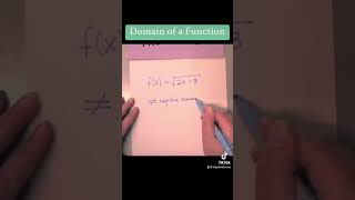 Find the Domain of the Square Root Function