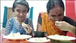 Momo Eating Challengegranddaughter Vs Grandmotherdipali Dutta Vlogs