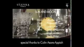 U'Luvka Luxury Vodka Sun & Moon Drink