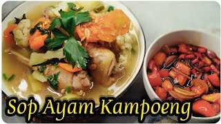 Cuaca Dingin Enaknya Makan Sop Ayam Kdanung Dengan Cocolan Pedas Manis