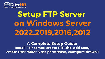 How to Setup FTP/FTPS Server On Windows 2022, 2019, 2016 & 2012 with free built-in IIS web server