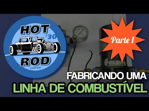 PROJETO COMPLETO E FABRICAÇÃO DA LINHA DE ALIMENTAÇÃO EM UM HOTROD COM MOTOR FORD V8 PARTE 1