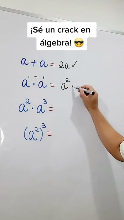 ¡SE UN CRACK EN ÁLGEBRA! 😎