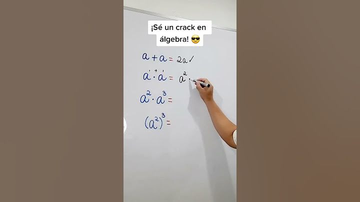 ¡SE UN CRACK EN ÁLGEBRA! 😎