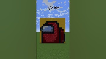 Minecraft Among Us 1 bit 2 bits 4 bits 8 bits 16 bits 32 bits 64 bits
