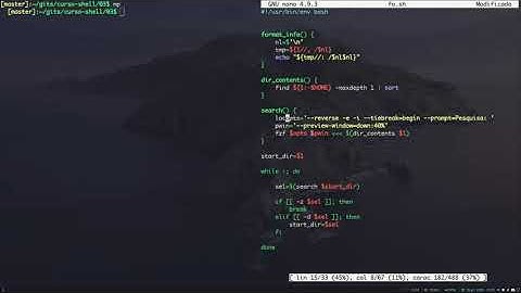 [Além do Bash] #23 - Opções do fzf e preview de informações dos arquivos