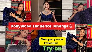 BEST SEQUNCE WORK LEHENGA REVIEW / 10% छूट / COD AVAILABLE / GOPI FASHION / TRENDY COLLECTION / REAL screenshot 3