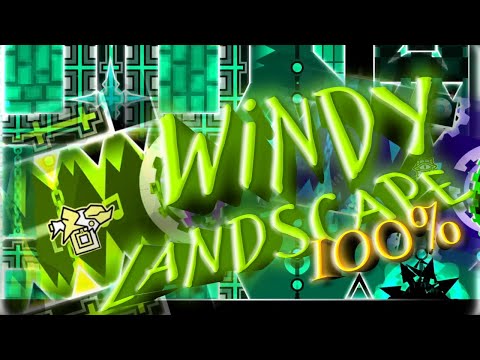 [NEW HARDEST] "Windy Landscape" 100% (with clicks!) | Geometry Dash
