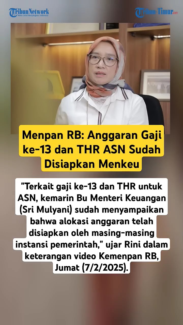 Menpan RB: Anggaran Gaji ke-13 dan THR ASN Sudah Disiapkan Menkeu