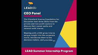 LEAD Summer Internship Program - CEO Panel