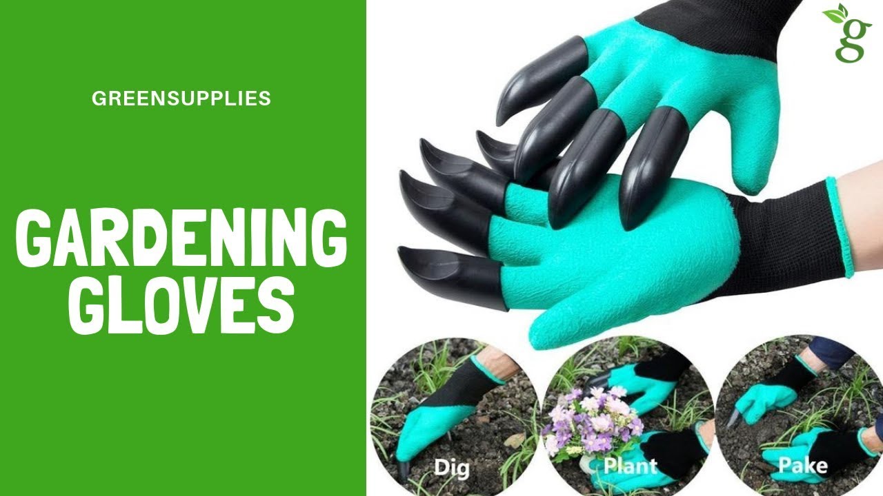 Genie Gardening Gloves with Claws | No Tools Required