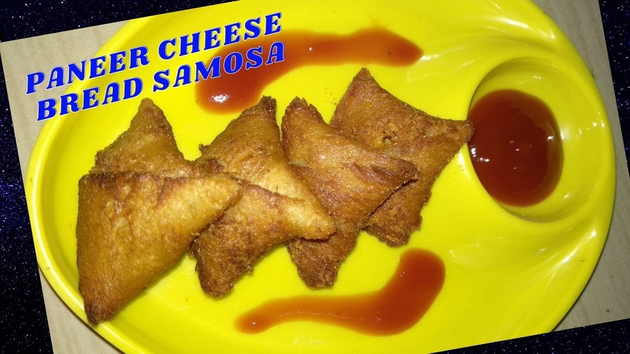 PANEER CHEESE BREAD SAMOSA
