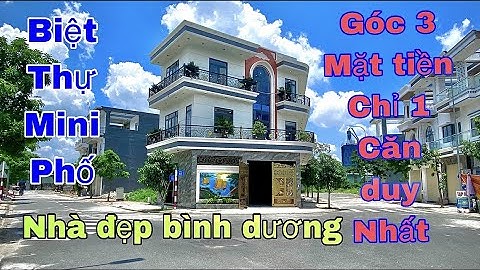Nhà góc 3mặt tiền/buôn bán mở văn phòng công ty/chỉ 1 căn duy nhất/thiết kế kiểu biệt thự mini