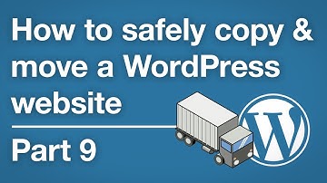 How to copy & move a WordPress site - Uploading files to the destination - Part 9