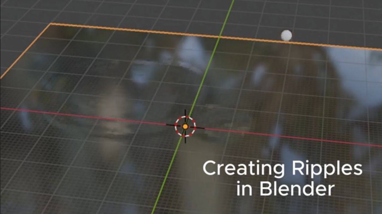 Making Ripples in Blender (Easy)! Day 1 of Blenduary. - YouTube