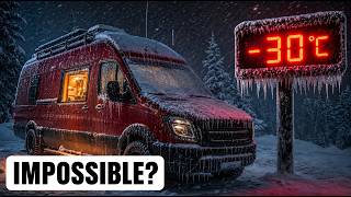 How Vanlifers Get Free Heat & Power To Sleep Warm At -30° Nights