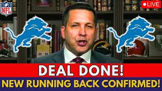 Confirmed Now Star Running Back Heading To Detroit A Huge Move Happening In The Nfl Lions News