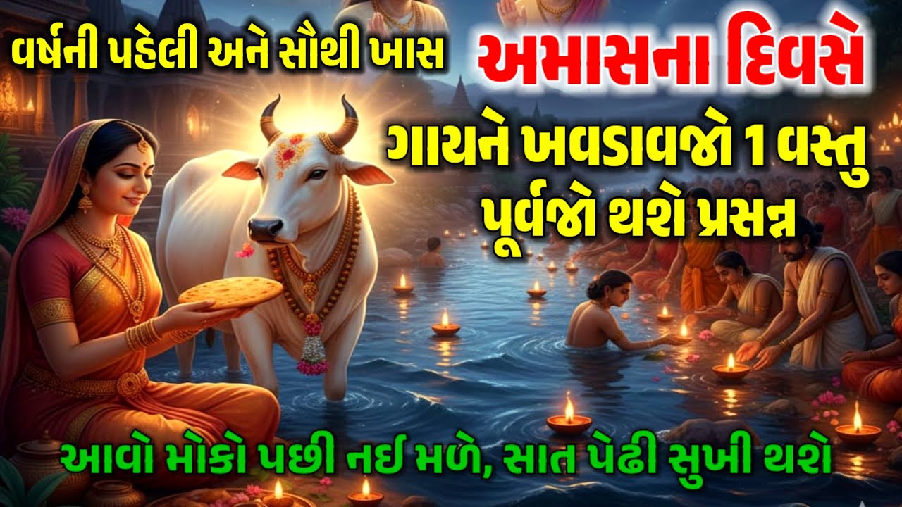 મૌની અમાસનો અચૂક ઉપાય: ગાયને ખવડાવો આ 1 વસ્તુ, વર્ષોની ગરીબી અને દુર્ભાગ્ય થશે દૂર | Mauni Amas 2026