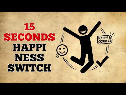 ​3 Brain Tricks That Make You Happier in 15 Seconds (How to Stop Overthinking)