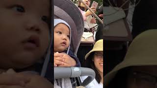 Baby Griffins Emotional First Time Meeting With Elsa And Olaf At Disneyland.