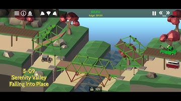 Poly Bridge 2 - Serenity Valley - Falling Into Place (5-09)