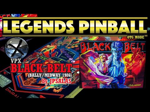 BLACK BELT Bally Midway 1986 VPX On AtGames Legends Pinball OTG Mode