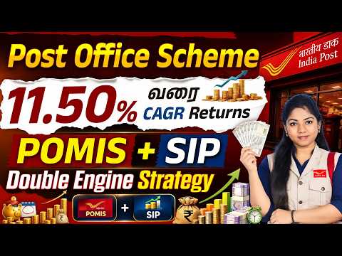 Post Office MIS & SIP 2026 - ₹15 Lakh to ₹44 Lakh? | Double Engine Investment Strategy | Mutual Fund
