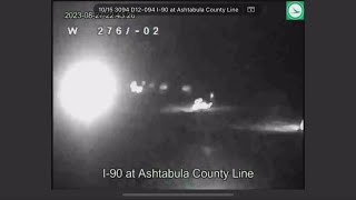 Madison earthquake video: ODOT cameras capture moment quake hits Northeast Ohio