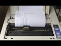 Матричный принтер Epson LQ-400, черновой шрифт