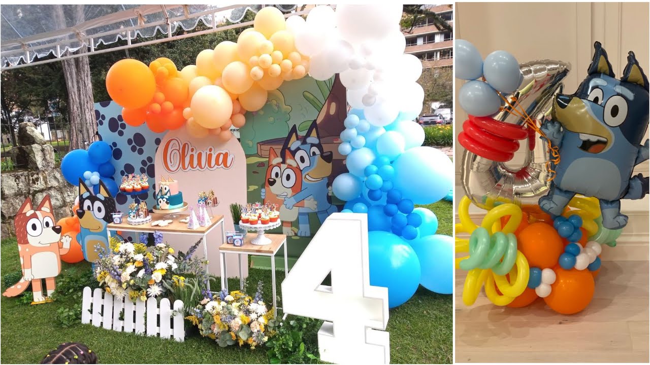 47 ideas de Fiesta bluey  decoración de unas, temas para fiestas  infantiles, temas para fiestas