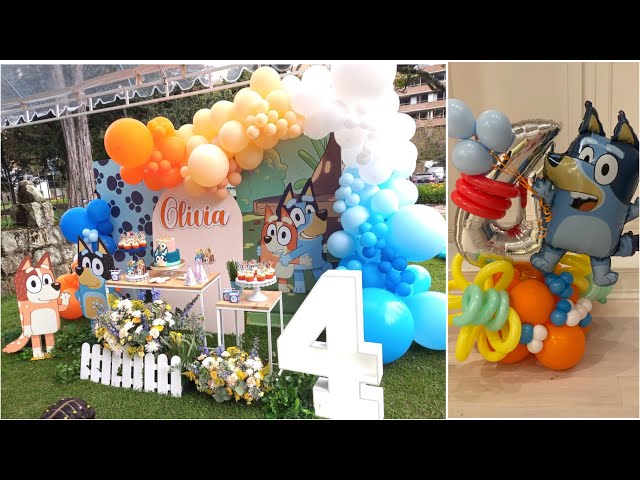 FIESTA DE BLUEY, MESA DE DULCES, FIESTAS INFANTILES, IDEAS, DECORACION, PARTY  BIRTHDAY