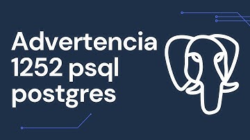 Solucionar advertencia de codificación 1252 psql postgres