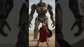 #spartan #vs #giant #robot #300 #evil #destruction #mashup #movie #space #army #sparta #spartans