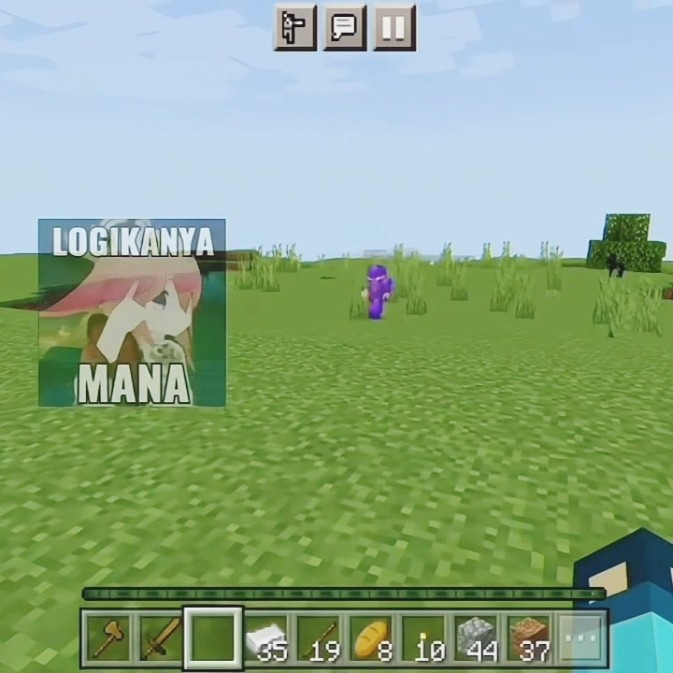 Ngajarin pemula main 🗿 IB : @remanrhn @remanxp #minecraft # ...