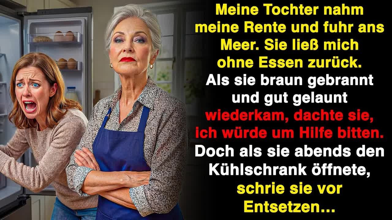 Meine Tochter stahl meine Rente und fuhr in den Urlaub  Doch als sie zurückkam…