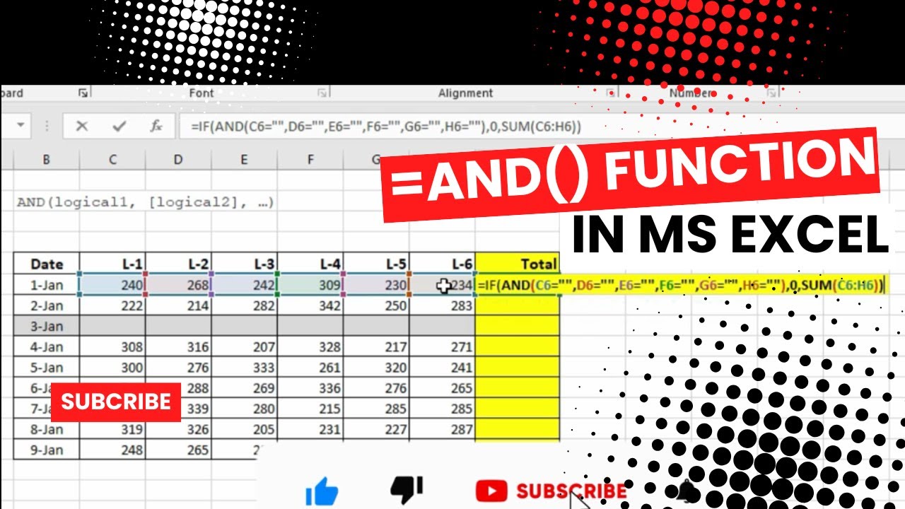 =And() Function In MS Excel | It's So Easy!