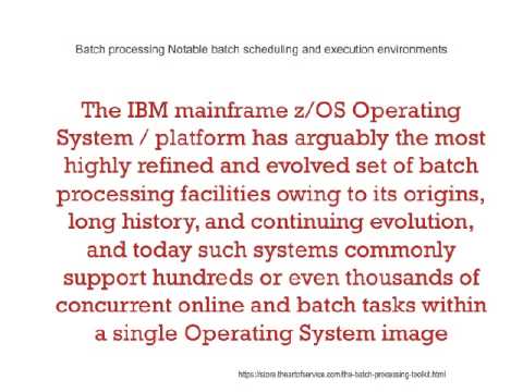 Batch Processing