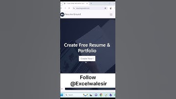 Make Resume in 2 Minutes #excelwalesir #resume #computer #tricks #tips #shortvideo #ytshortsvideo