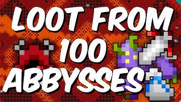 LOOT FROM 100 ABYSSES - RotMG