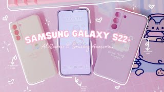 Galaxy S22 Plus [Pink Gold]💕Aesthetic Accessories + Cozy what’s in my phone 2 months later 🌸 asmr