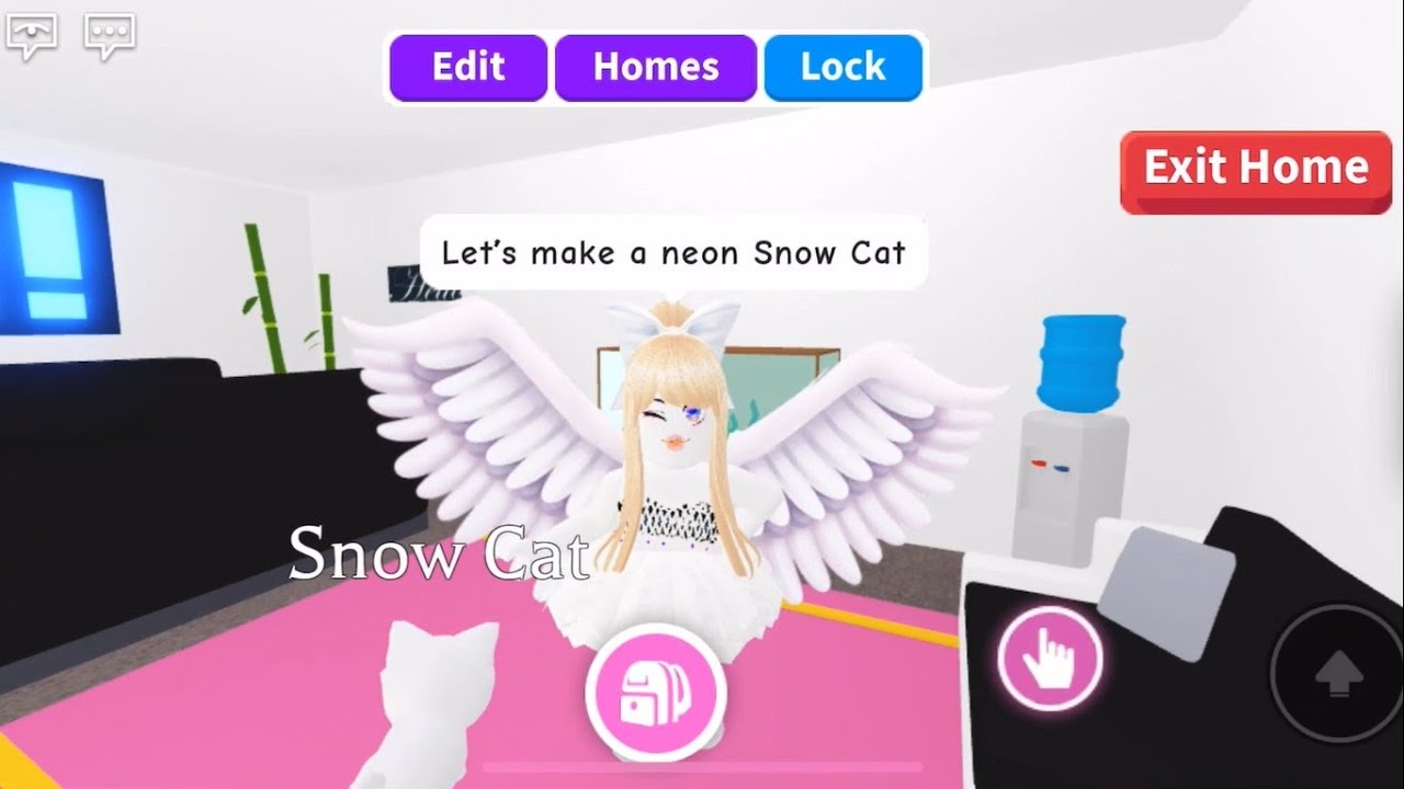 Making a Neon Snow Cat in Adopt Me Roblox including 5 top tips on