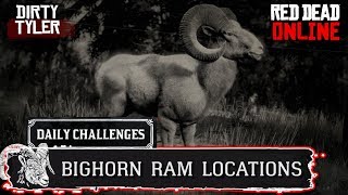Bighorn Ram RDR2 Locations Red Dead Online